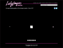 Tablet Screenshot of ladyfingersjewelry.com